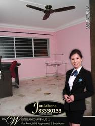 Blk 307 Woodlands Avenue 1 (Woodlands), HDB 4 Rooms #126957542